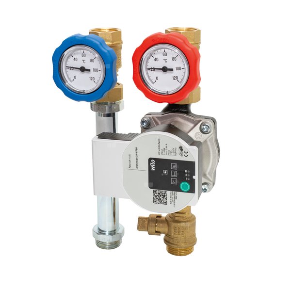 Grupa pompowa ESBE bezpośrednia GDA394 DN20, pompa Wilo PARA 15/6.