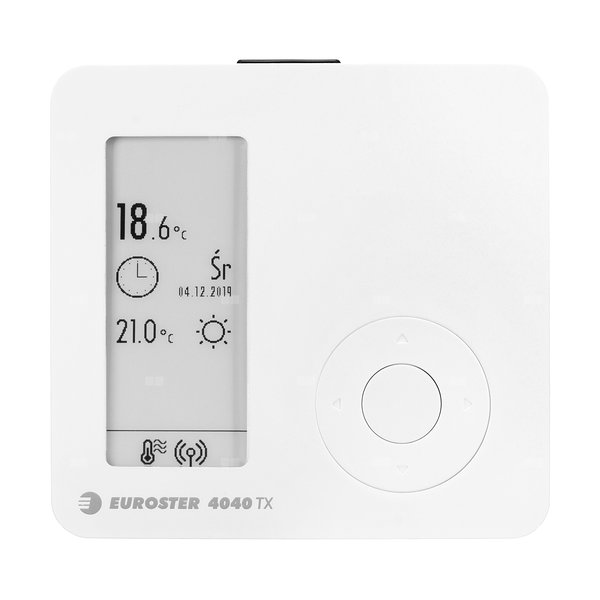Regulator temperatury Euroster E4040TXC6 do współpracy z modułem C6RX