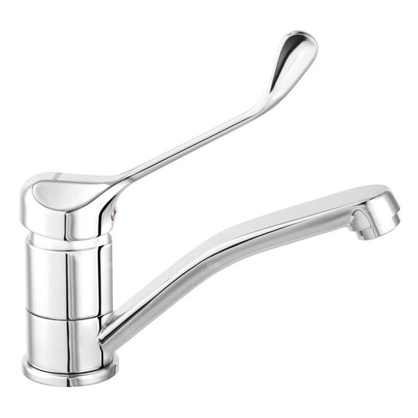 Bateria umywalkowa stojąca FERRO ALGEO MEDICO, chrom, obrotowa, niska