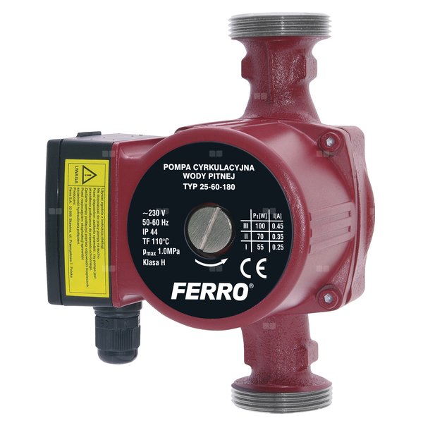 Pompa obiegowa FERRO 25-60-180 x 230 V
