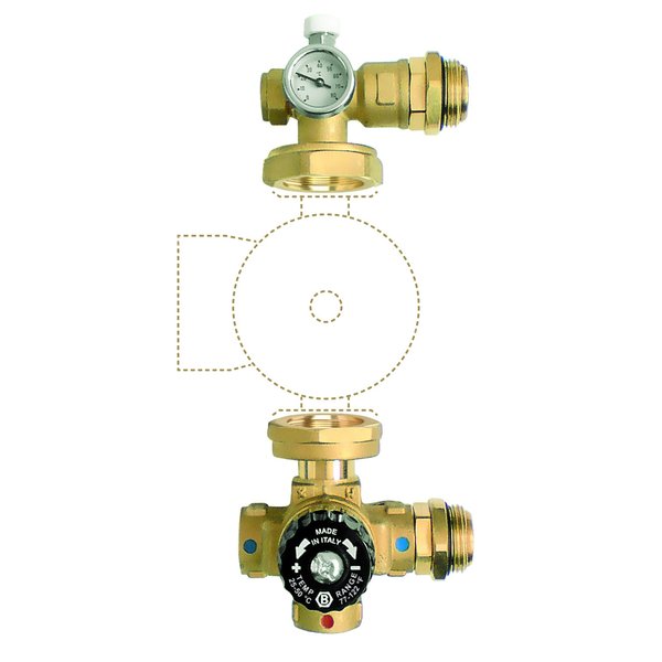 Grupa mieszająca do rozdzielaczy 1'' dla pompy 130 mm