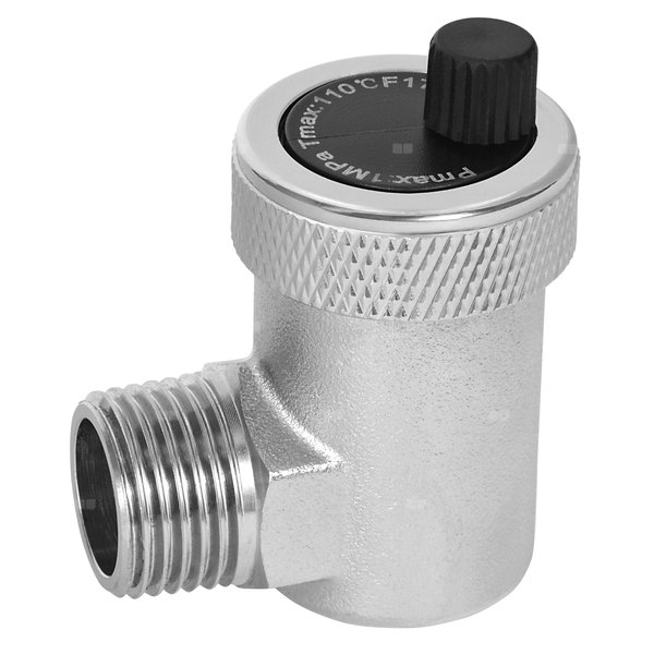 Odpowietrznik automatyczny FERRO boczny GZ niklowany fi 1/2''