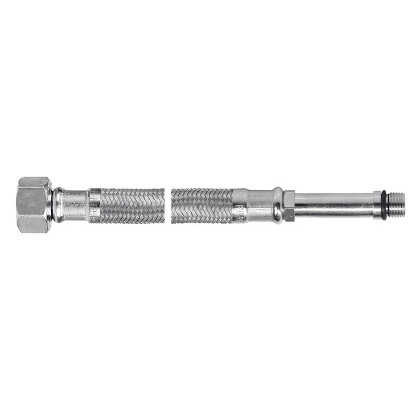 Wąż przyłączeniowy nakrętno-wkrętny 1/2'' do baterii, końcówka długa