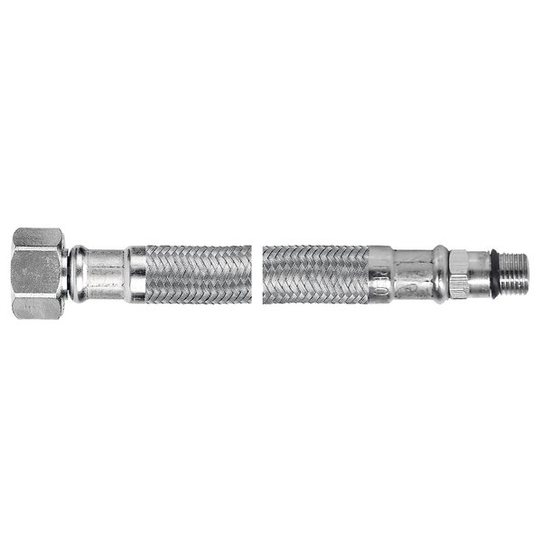 Wąż przyłączeniowy nakrętno-wkrętny 1/2'' do baterii, końcówka krótka