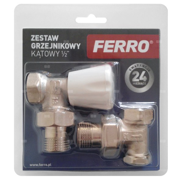 Zestaw grzejnikowy kątowy