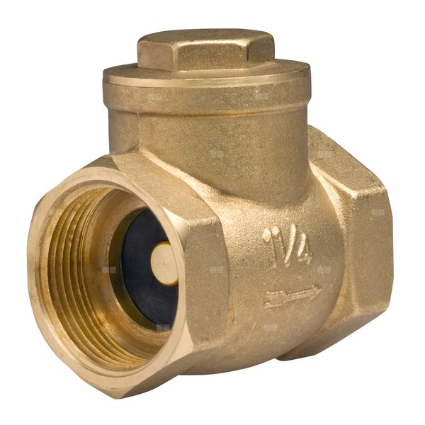 Zawór zwrotny FERRO z klapą 1'' GW PN 16 max. 100'C