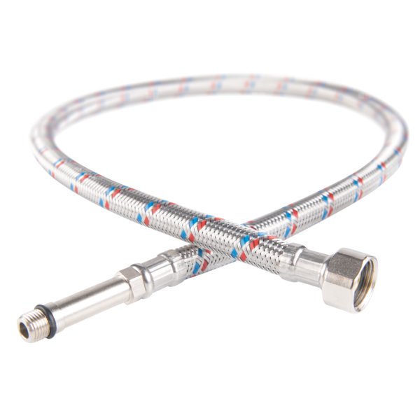 Wąż przyłączeniowy nakrętno-wkrętny 3/8'' do baterii, końcówka długa