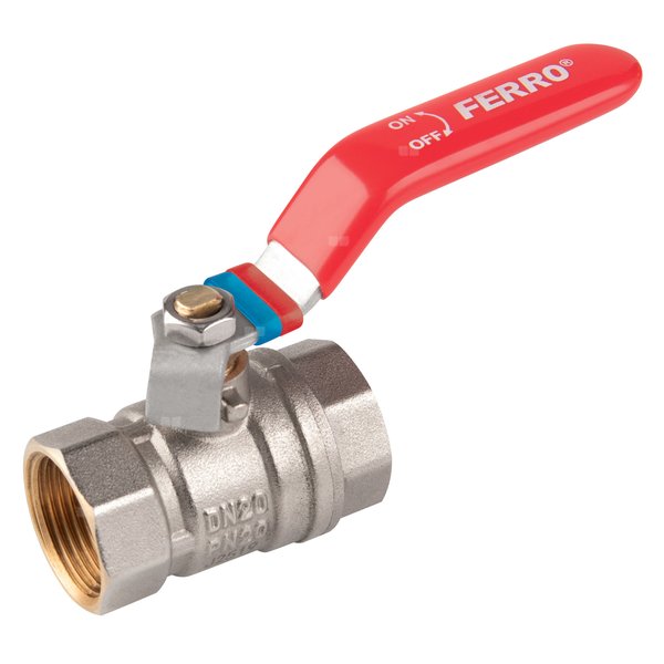 Zawór kulowy FERRO F-COMFORT 1 1/4'' GW, uchwyt: dźwignia