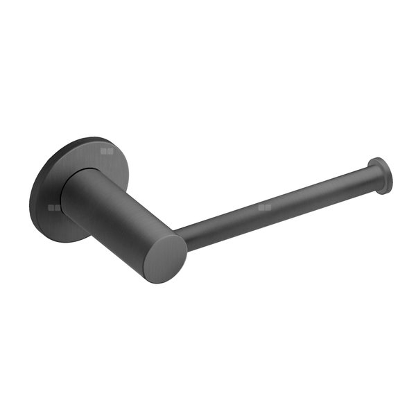 Uchwyt na papier toaletowy FERRO SMILE BA, metal, kolor gun metal