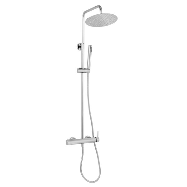 Zestaw natryskowy przesuwny FERRO CIRICULUS chrom, wąż 1500 mm, z deszczownicą