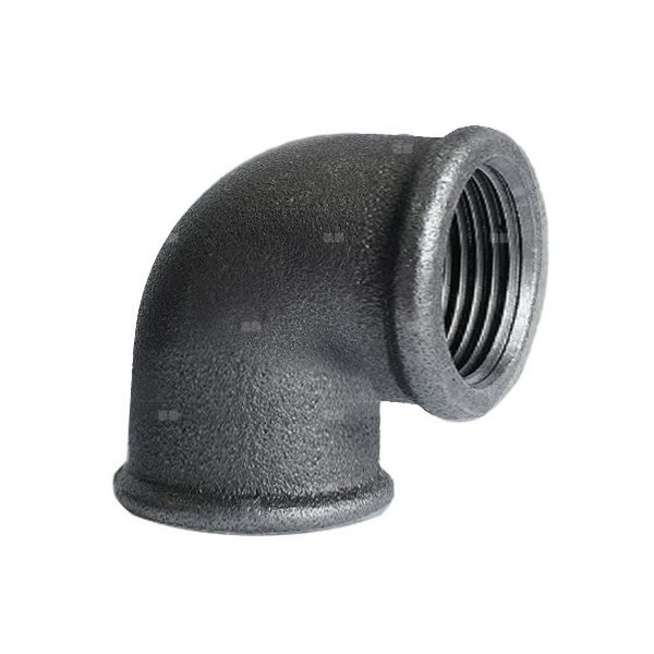 Kolano czarne FITTING A1 STRONG żeliwo 1'' x 1/2'' (GW)
