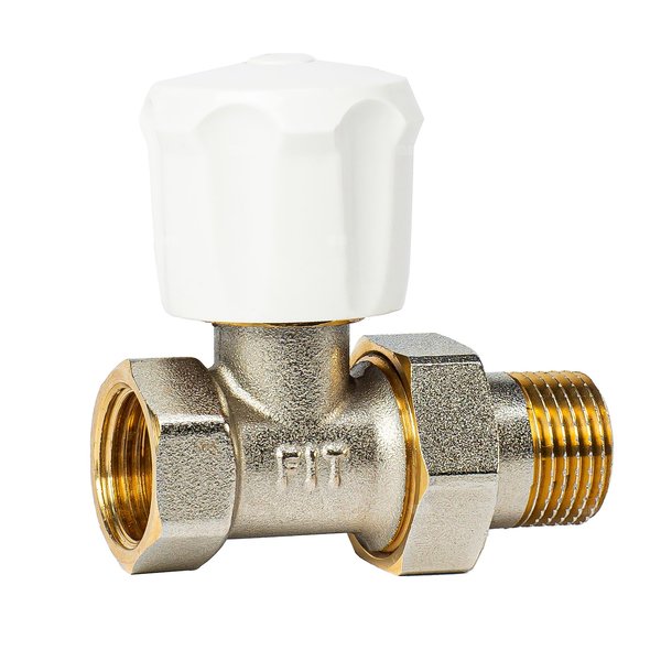 Zawór grzejnikowy FITTING STANDARD, połączenie 1/2