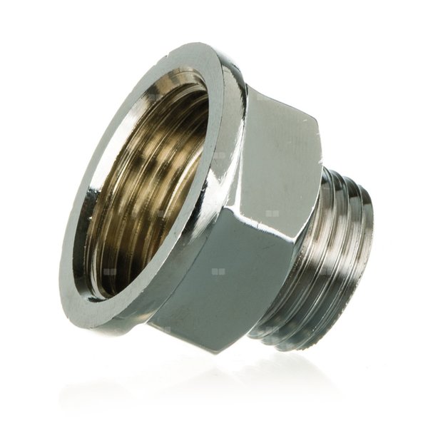 Łącznik chromowany FITTING STANDARD mosiądz 1/2'' x 3/8'' (GW x GZ)
