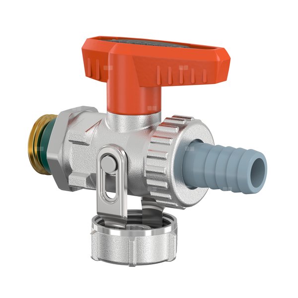 Zawór kulowy KFE-BV/Str/f. solar G1m PN16/SLV/N
