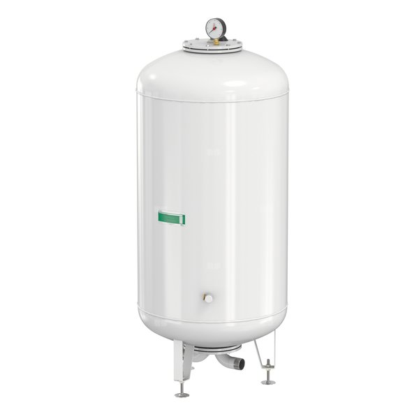 Naczynie wzbiorcze stojące FLAMCO Airfix D-E, pojemność 100 l 6-, 10 bar / 120'C fi1 1/2'', kolor biały, do instalacji  C.W.U.