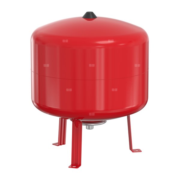 Naczynie wzbiorcze stojące FLAMCO Baseflex, pojemność 35 l 1.5-, 6 bar / 120'C fi3/4'', kolor czerwony, do instalacji chłodn.C.O.