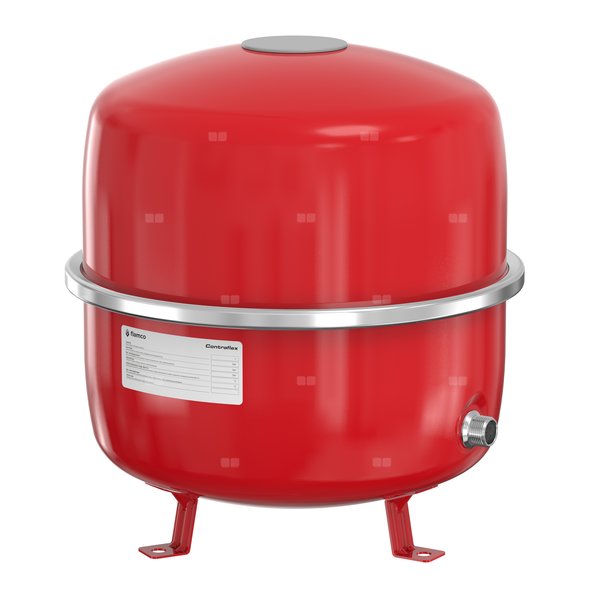 Naczynie wzbiorcze stojące FLAMCO Contraflex, pojemność 35 l 1.5-, 3 bar / 120'C fi3/4'', kolor czerwony, do instalacji chłodn.C.O.