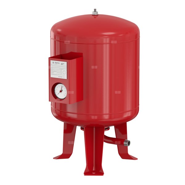 Naczynie wzbiorcze stojące FLAMCO Flexcon M, pojemność 1000 l 6-, 16 bar / 120'C fi1 1/2'', kolor czerwony, do instalacji