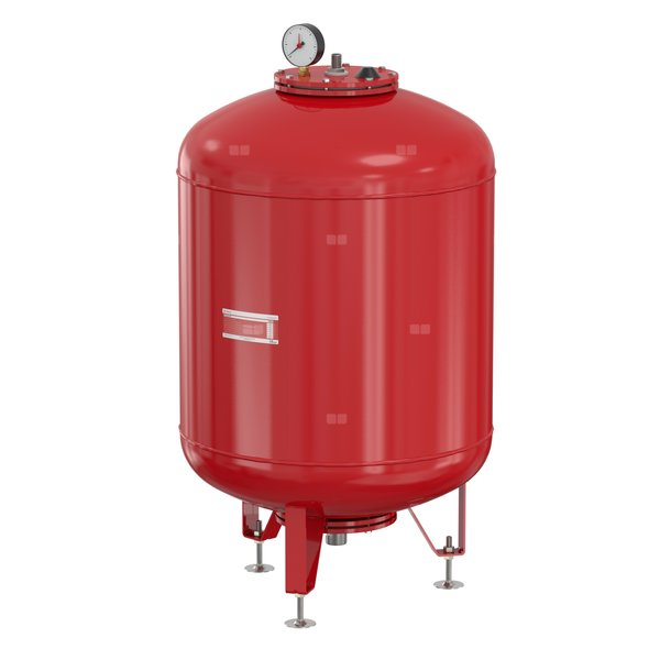 Naczynie wzbiorcze stojące FLAMCO Flexcon M, pojemność 100 l 3-, 6 bar / 120'C fi1 1/4'', kolor czerwony, do instalacji