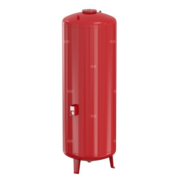 Naczynie wzbiorcze stojące FLAMCO Flexcon M, pojemność 1200 l 4-, 6 bar / 120'C fi1 1/2'', kolor czerwony, do instalacji