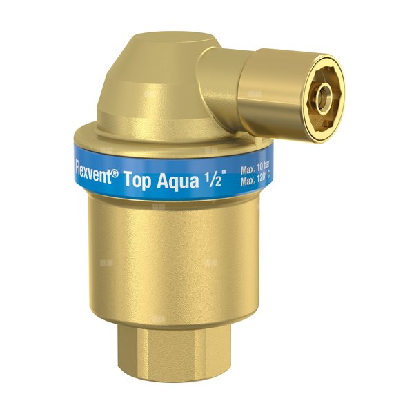 Odpowietrznik automatyczny FLAMCO Flexvent Top Aqua GZ mosiądz fi 1/2''