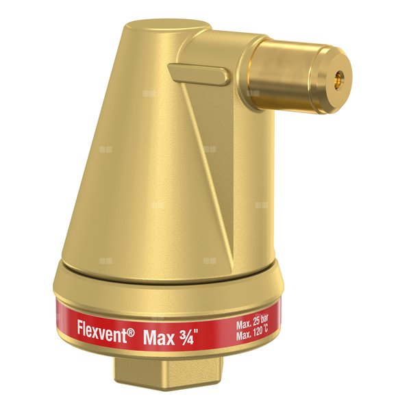Odpowietrznik automatyczny FLAMCO Flexvent Max GZ mosiądz fi 3/4''