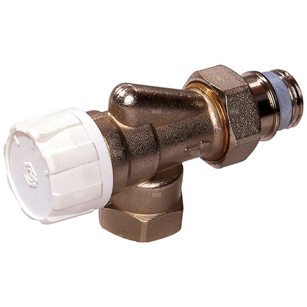 ZAWÓR TERMOSTATYCZNY GW AXIALNY DN15 Z/NW 1/2" x 1/2" (M30x1,5) - niklowany
