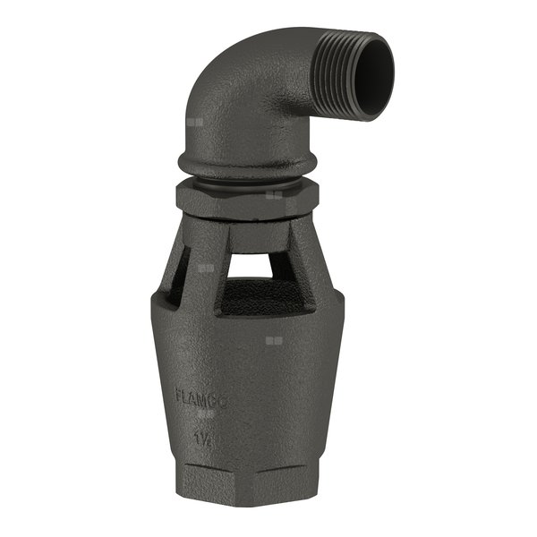 Lejek owalny do syfonu FLAMCO żeliwo 1 1/2'' fi 48.3 mm wys. 205 mm