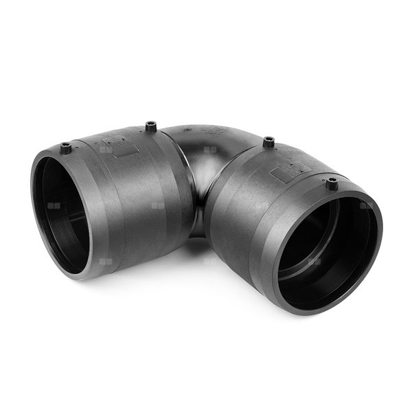 Kolano elektrooporowe 90' FOX SDR 11 do gazu, tworzywo sztuczne / tworzywo sztuczne, 213 mm, 180 mm x 213 mm x 180 mm (mze x mze), do kanalizacji do rur PE