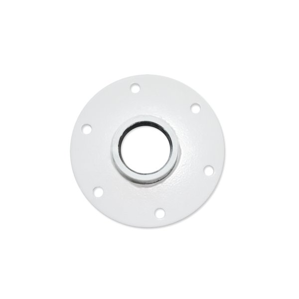 Pokrywa flanszy metalowa 125 mm z mufą 5/4" - 6 otworów