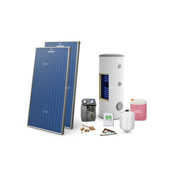 Zestaw solarny Premium (2x KSG 21 Premium GT, wym. 250 l. folia PVC)