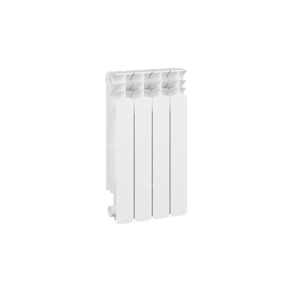 Grzejnik żeberkowy GAVIA 50 PLUS aluminium, podłączenie boczne 575 x 322 mm, kolor biały, moc 469.3 W