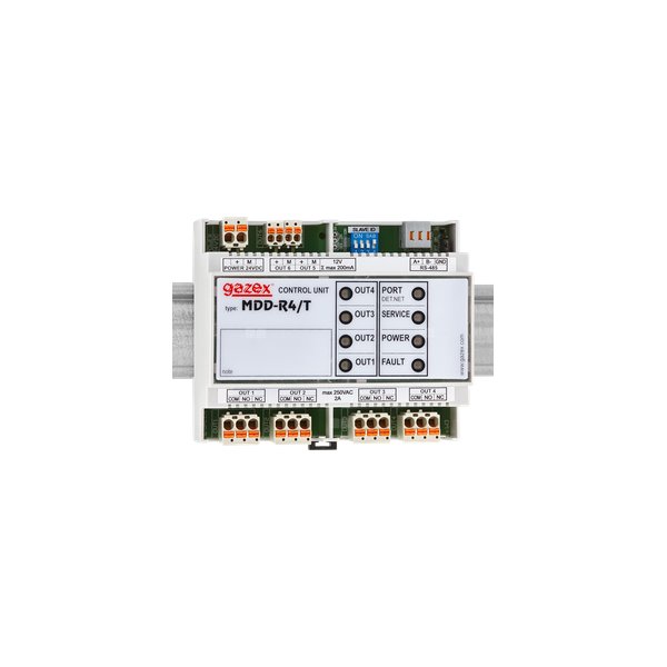 Cyfrowy System Detekcji Gazów MDD-R4/T 4 wyj.styk.,2 wyj.alarmowe nap.12V, 1 port RS485