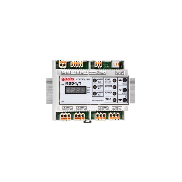 Cyfrowy System Detekcji Gazów MDD-1/T jw.+ 4 wyj.styk., 1 port RS485