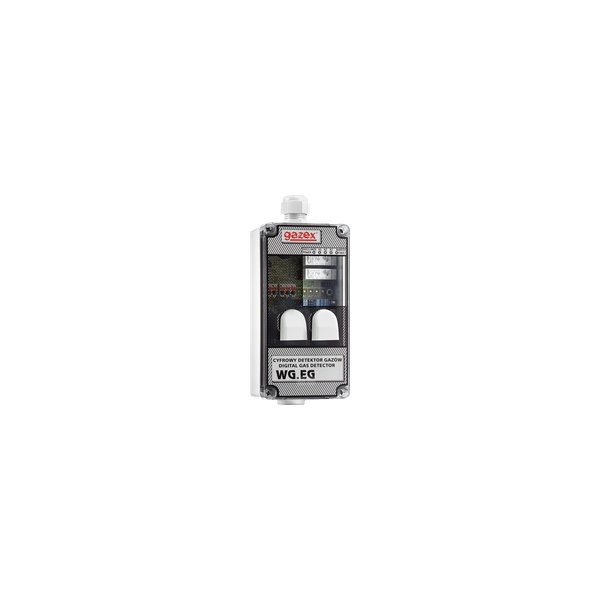 CO+CO2, kalibracja na zam., wyj.do podłączenia syrenki wbudowanej lub zewnętrznej, sensor p-p + IR, zasilanie 230V