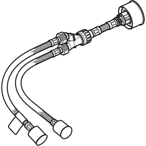 Wężyk podłączeniowy Geberit do podnośnika hydraulicznego, do spłuczki podtynkowej Omega 12 cm