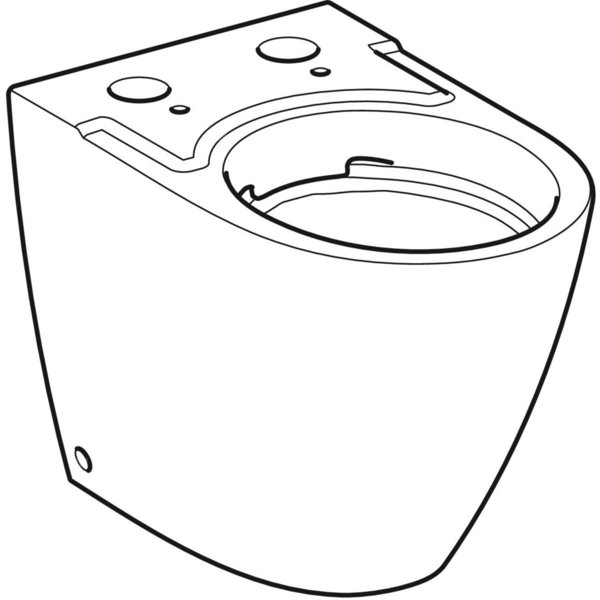 Stojąca miska WC, lejowa, do Geberit AquaClean Tuma: Biały-alpin