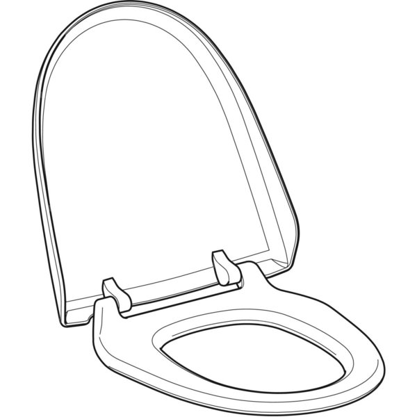 Deska sedesowa do Geberit AquaClean 8000plus / 8000: Biały-alpin