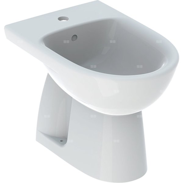 Geberit Selnova Bidet wolnostojący, B35.8cm, H39cm, T54cm, z przelewem, z otworem na baterię