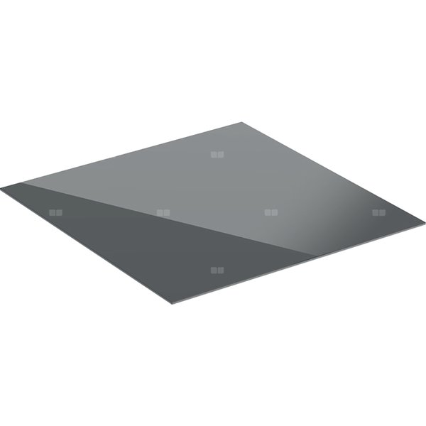 Blat Geberit ONE do szafki bocznej i elementu bocznego, szkło: 45x0.6x46.5cm, Lava / Szkło