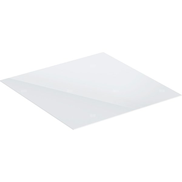 Blat Geberit ONE do szafki bocznej i elementu bocznego, szkło: 45x0.6x46.5cm, Biały / Szkło