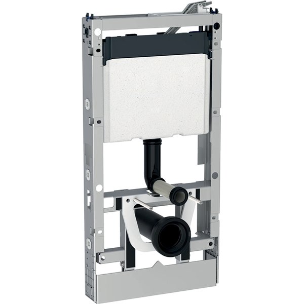 Moduł sanitarny do WC wiszącego GEBERIT Monolith, 1010 mm x 480 mm x 106 mm, regulacja wysokości, front: indywidualizowany, bok: indywidualizowany