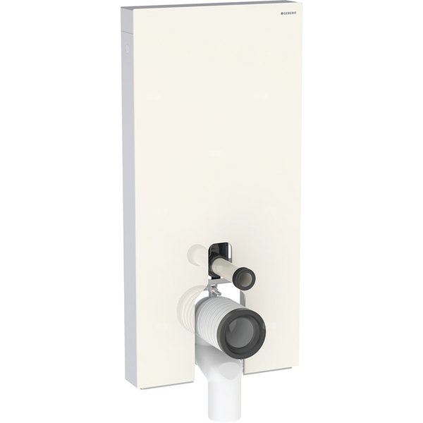 Moduł sanitarny do WC stojącego GEBERIT Monolith, 1010 mm x 480 mm x 106 mm, front: sand, bok: aluminium