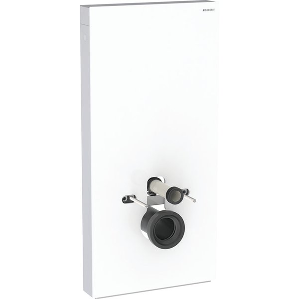 Moduł sanitarny do WC wiszącego GEBERIT Monolith, 1010 mm x 480 mm x 106 mm, front: biały, bok: aluminium