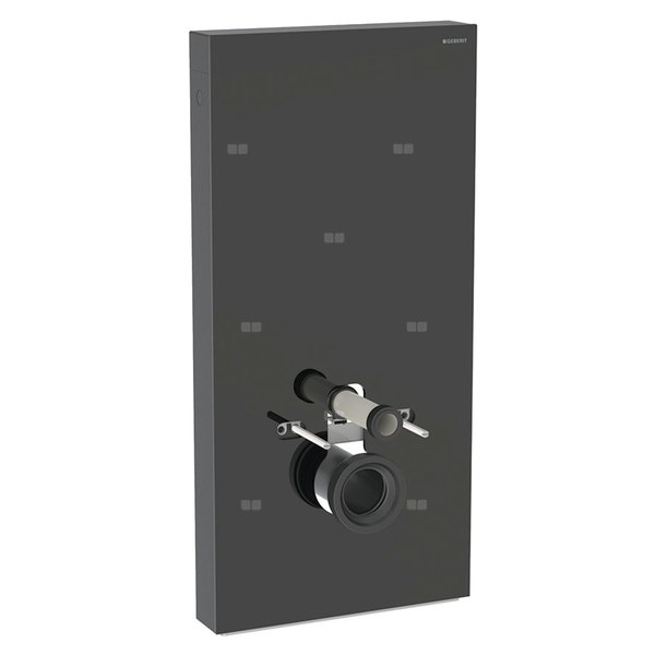 Moduł sanitarny do WC wiszącego GEBERIT Monolith, 1010 mm x 480 mm x 106 mm, front: czarny, bok: czarny