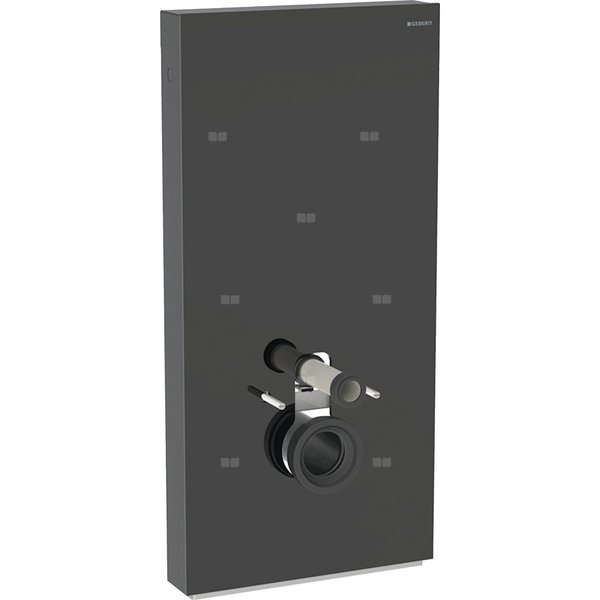 Moduł sanitarny do WC wiszącego GEBERIT Monolith, 1010 mm x 480 mm x 106 mm, front: czarny, bok: czarny