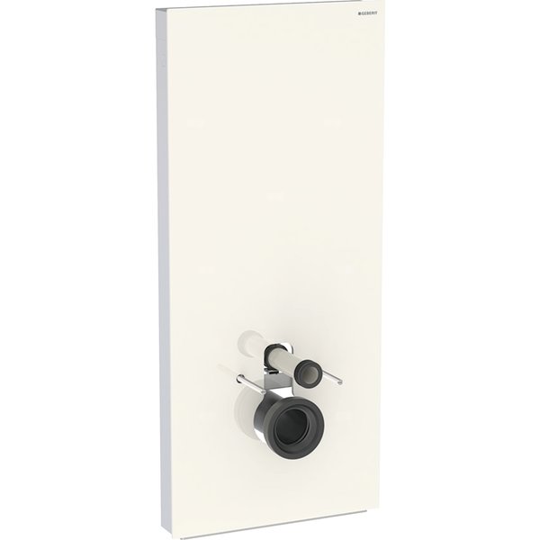 Moduł sanitarny do WC wiszącego GEBERIT Monolith, 1140 mm x 505 mm x 106 mm, front: sand, bok: aluminium