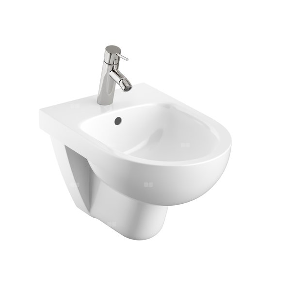 Geberit Selnova Bidet wiszący, B35cm, H34.5cm, T53cm, z przelewem, z otworem na baterię
