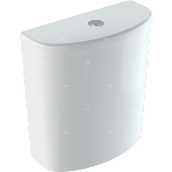 Geberit Selnova Spłuczka nasadzana, B36.5cm, H39cm, T16.5cm, spłukiwanie dwudzielne, przyłącze wody z boku