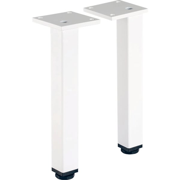 Geberit Selnova Square Zestaw nóg, H19.7-20.5cm, biały